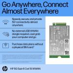 HP 5G Sub-6 Cat 19 WWAN vidinis modemas