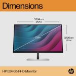 HP EliteDisplay E24 G5 60,5 cm (23.8") Full HD (1920x1080) AG 250nits IPS monitorius