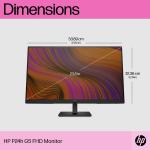HP ProDisplay P24h G5 60,5cm (23.8") Full HD (1920x1080) AG IPS monitorius su garsiakalbiais
