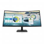 HP P34hc G4 86,36 cm (34”) lenktas WQHD AG IPS USB-C docking monitorius su garsiakalbiais