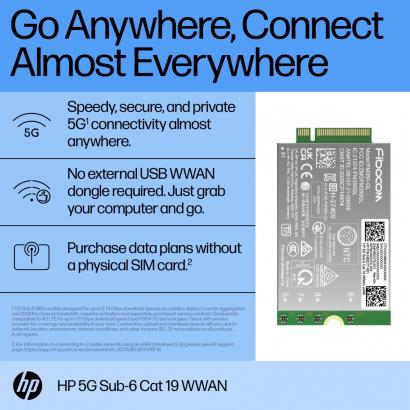 HP 5G Sub-6 Cat 19 WWAN vidinis modemas 