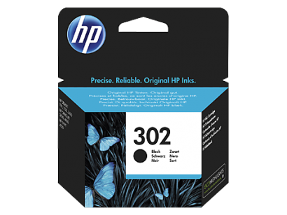 HP 302 Originali juodo (Black) rašalo kasetė 