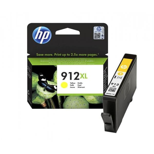 HP 912 geltono (Yellow) rašalo kasetė 