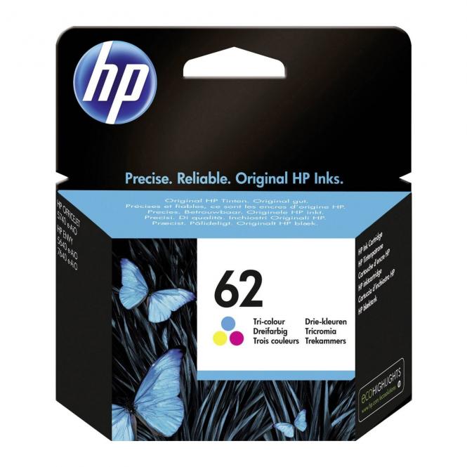 HP 62 tri-colour spalvota rašalo kasetė 