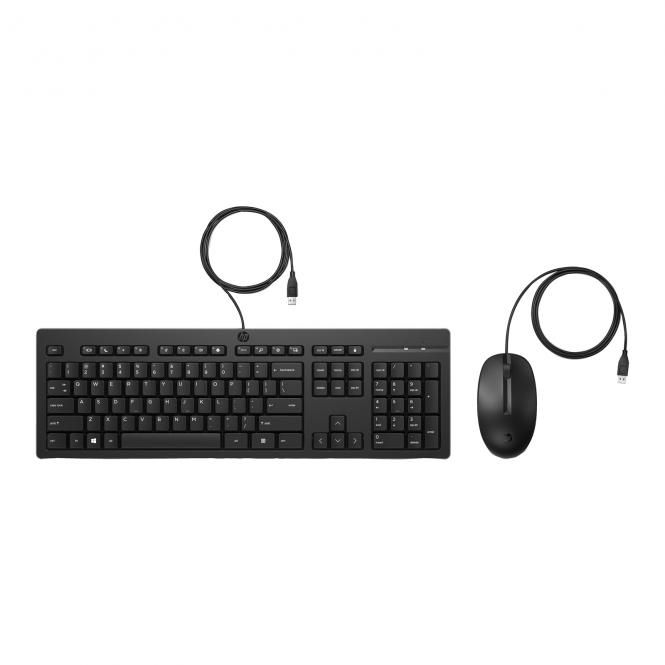 HP 225 USB laidinė klaviatūra ir pelė 