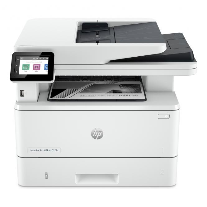 HP LaserJet Pro 4102fdn MFP nespalvotas daugiafunkcinis lazerinis spausdintuvas 