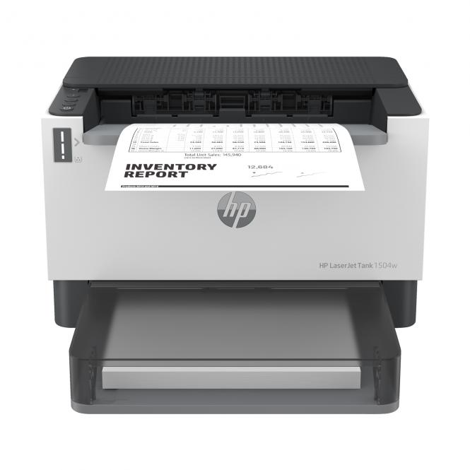 HP LaserJet Tank 1504w nespalvotas dažais užpildomas lazerinis spausdintuvas 