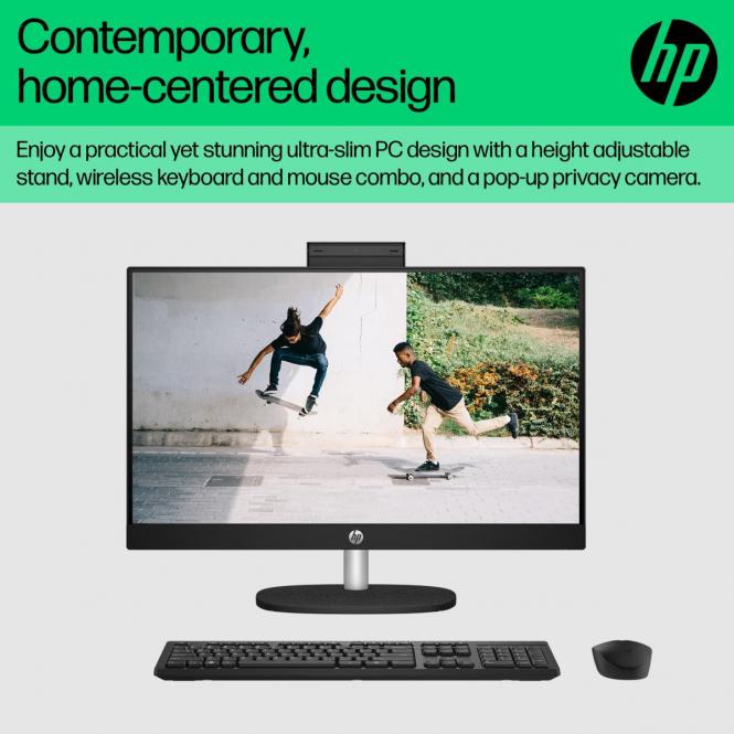 HP Pavilion 24-cr0660nd All-in-One 23.8" Full HD AG 250nits, Intel® Core™ i5-1335U, 16GB, 512GB PCIe® NVMe™ SSD, Intel® Iris® Xᵉ Graphics, Wifi®, Bluetooth®, Windows 11 Home 