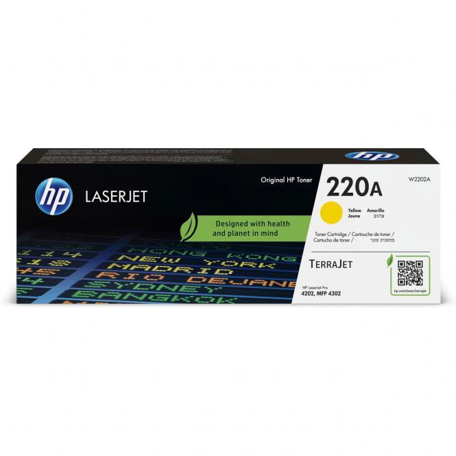 HP 220A originali geltona (Yellow) tonerio kasetė (~1800 kopijų) 