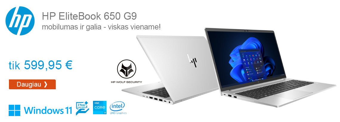 HP EliteBook 650 G9 -599€